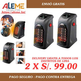 2XS/99 CALEFACTOR PORTATIL PRO / ENVIO GRATIS - PAGO CONTRA ENTREGA