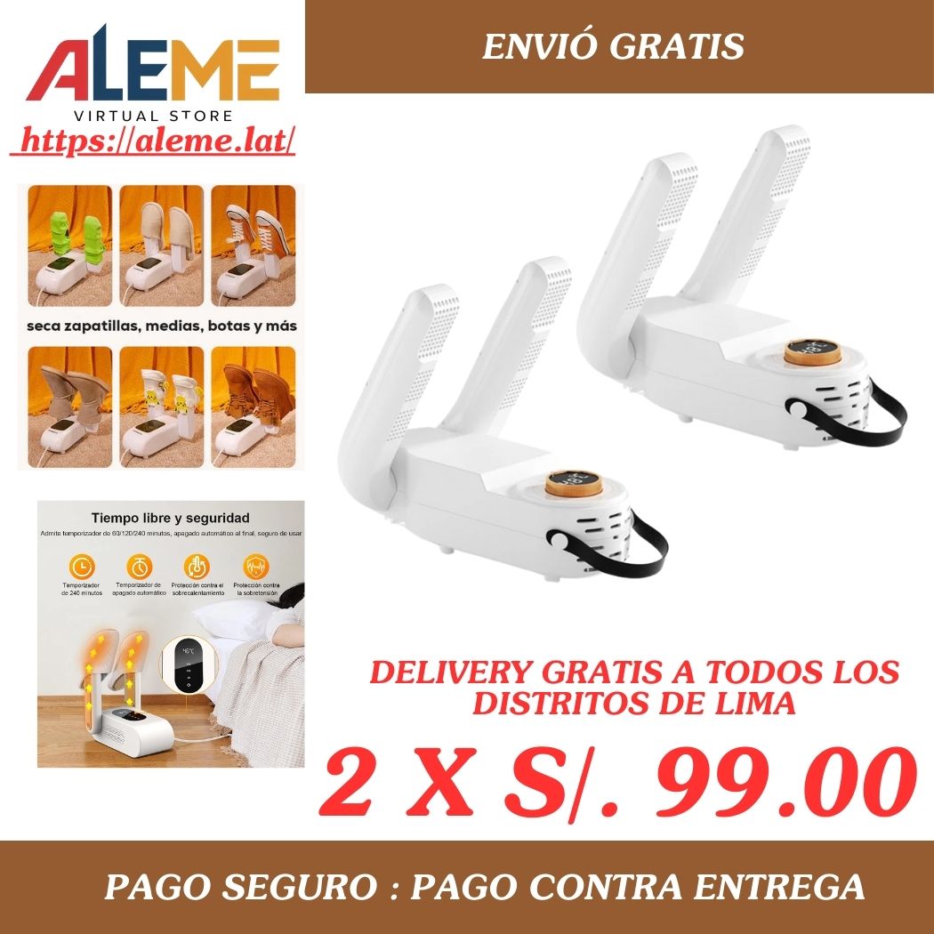 2xS/99 SECADOR ELECTRICO DE CALZADO PRO360 / ENVIO GRATIS - PAGO CONTRA ENTREGA