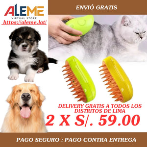 2 x s/59 Cepillo Vaporizante Para Mascota / ENVIO GRATIS - PAGO CONTRA ENTREGA